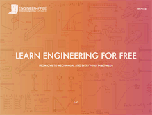 Tablet Screenshot of engineer4free.com
